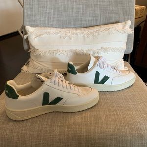 Men’s Green and White Veja Sneakers
